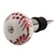 Light Brown Leaf Ceramic Wine Stopper
